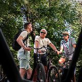 Talking to the tour guide, Munich, Germany. CC:Radius Tours