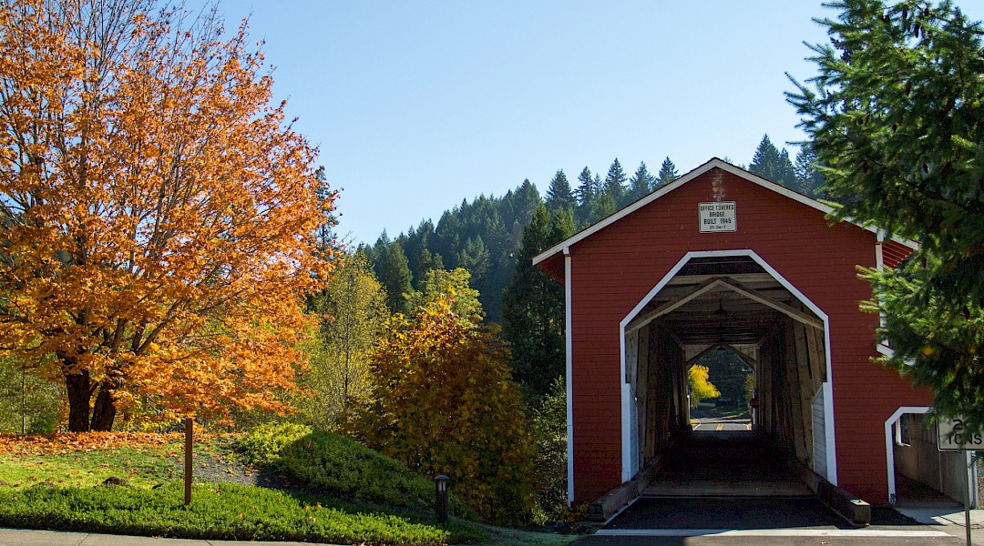Westfir Covered Bridge, Aufderheide Scenic Byway, Oregon. Bonnie Moreland@Flickr