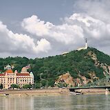Gellert Hill, rising above the Danube in Buda. Unsplash:Adam Hornyak