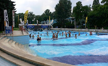 Margaret Island - Palatinius Strand, built for a relaxation of working class in communism, Budapest. Flickr:Heather Cowper