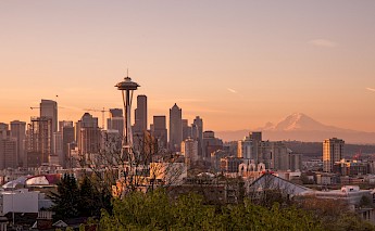 Kerry Park, Seattle, Washington. Zhifei Zhou@Unsplash