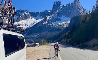 Views from the North Cascades Mountain Range.