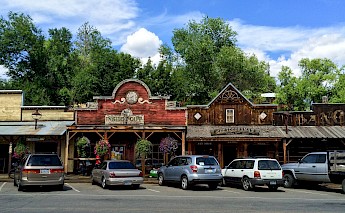 Downtown Winthrop, Washington. CC:Fil.Al