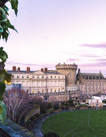 Dublin Castle, sitting on the highest point of Dublin's city centre. Unsplash:Lisa Fecker