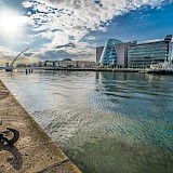 Dublin Docklands, an area on the both sides of River Liffey. Flickr:Giuseppe Milo