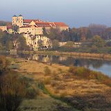 Benedictine Abbey in Tyniec, facing the Vistula river. Flickr:Ministry of Foreign Affairs