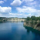 Zakrzowek Lake and Twardowski Cliffs, Skałki Twardowskiego, Krakow, Poland. Flickr: Sergei Gussev