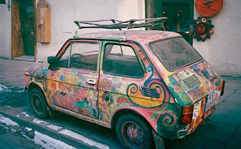 The Fiat 126, a remnant of communism. Flickr:Monica Kelly