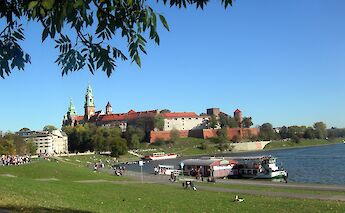 Park along the River in Krakow, Poland. Flickr: Angelo Romano