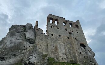 Podzamcze Castle Ruins, Poland. Unsplash: 50m above