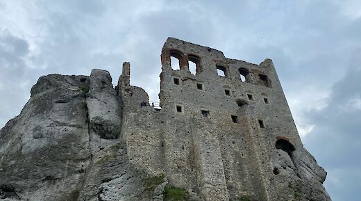 Podzamcze Castle Ruins, Poland. Unsplash: 50m above