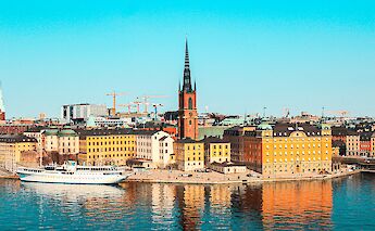 Gamla Stan, the city's old town, Stockholm, Sweden. Unsplash:Ana Borquez