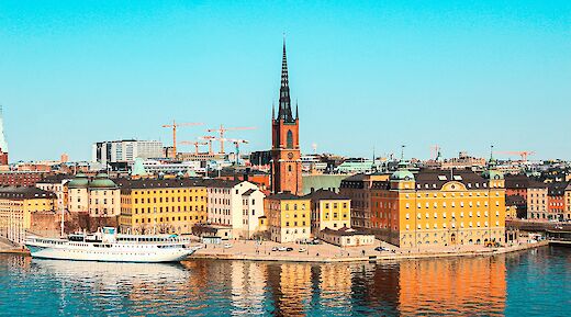 Gamla Stan, the city's old town, Stockholm, Sweden. Unsplash:Ana Borquez