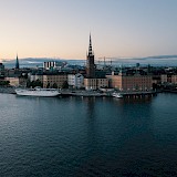 Stockholm at sunset, Sweden. Unsplash:Jon Flobrant
