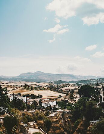 Landscape around Ronda, Spain. Unsplash:Hans Eiskonen