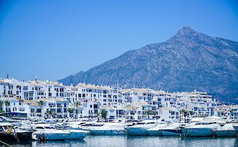 Yachts in the harbor, Marbella, Spain. Unsplash:Tom Wheatley