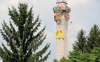 Former Kosevo Olympic Stadium, hosted the opening ceremony of the 1984 Winter Olympics. Flickr:Fred Romero