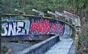 Bobsleigh track, Winter Olympics 1984, Sarajevo. Flickr:Young Shanahan
