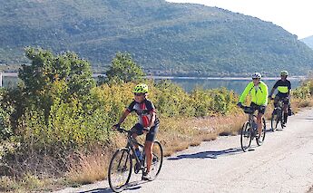 Biking above Dubrovnik. Epic Croatia