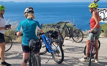 Cycling along the riviera. Epic Croatia