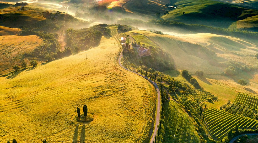 Incomparable panoramic views of Tuscany. Unsplash:Reuben Teo