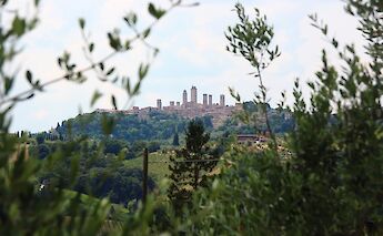 San Gimignano from Fattoria Poggio Alloro, Tuscany, Italy. Justin Ennis@Flickr