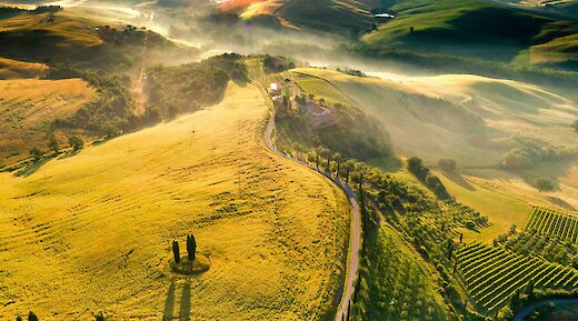 Incomparable panoramic views of Tuscany. Unsplash:Reuben Teo