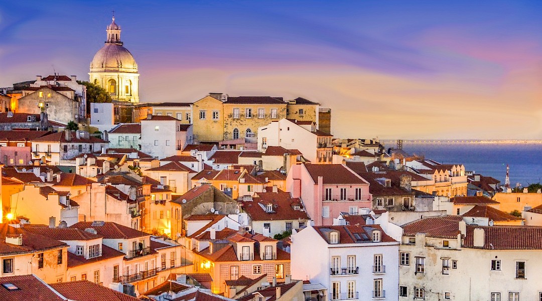 Sunset in Lisbon, Portugal. Flickr:Michaela Loheit