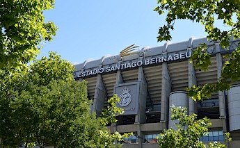 Santiago Bernabeu Stadium, Madrid. Unsplash:Joshi Milestoner