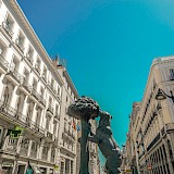 Statue of the bear and the strawberry tree at Puerta del Sol, Madrid. Unsplash:Alejandro Cartagena