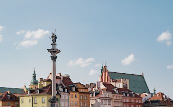 Skyline of Warsaw, Poland. Unsplash:Laura Adai