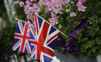 Union Jacks in England. Flickr:RobertSteele