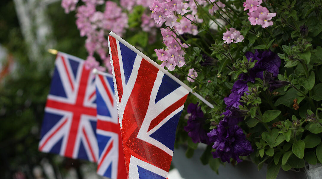 Union Jacks in England. Flickr:RobertSteele