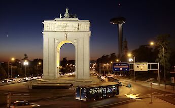 Arco de la Victoria at Parque del Oeste, Madrid, Spain. Flickr: Nicolas Vigier