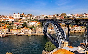 Dom Luis Bridge, Porto, Portugal. Unsplash:Square Lab