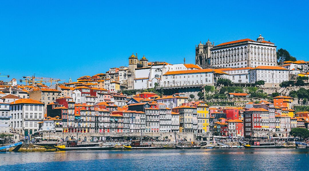 Porto captured from the other side of the river - Vila Nova de Gaia. Unsplash:Nick Karvounis