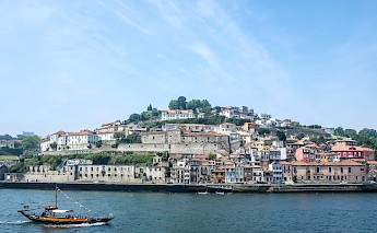 Vila Nova de Gaia captured from the other side of the river, Porto. Unsplash:Mathis Bogens