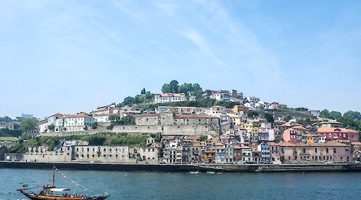 Vila Nova de Gaia captured from the other side of the river, Porto. Unsplash:Mathis Bogens
