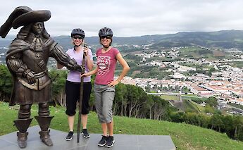 Panoramic views from Monte Brasil, Terceira Island.