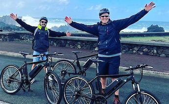 Enjoying the e-bike tour, Terceira Island, Azores, Portugal. CC:Azores Nature Tours
