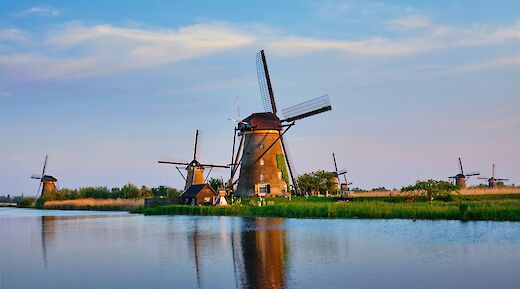 Reflection of a windmill, Holland. Getty Images@Unsplash