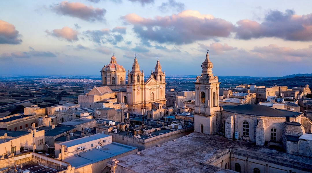 Mdina from above, Malta. Unsplash:Mike Nahlii