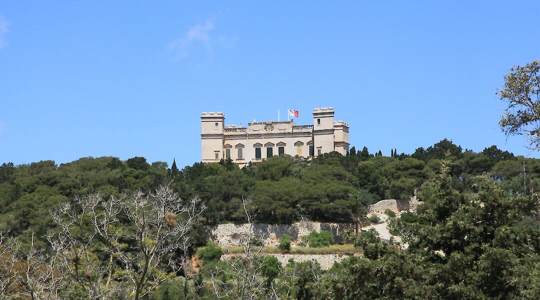 Verdala Palace in the Buskett Gardens, Triq il-Buskett in Siġġiewi, Malta. Frank Vincentz@Wikimedia Commons