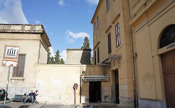 Entrance to the Catacombs, Palermo, Sicily, Italy. Flickr: Chris