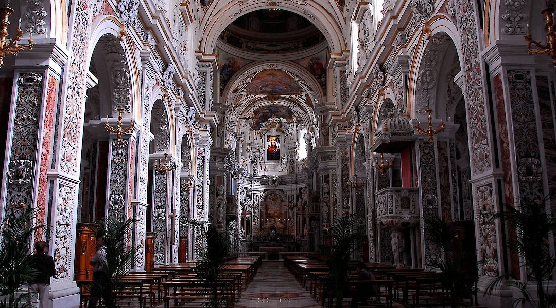 Interior of Casa Professa, Palermo. Flickr:Rino Porrovecchio