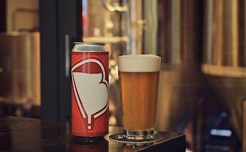 Local Ballarak Beer freshly poured, Palermo, Sicily