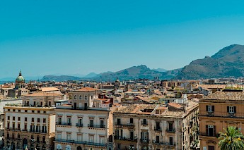Rooftops of Palermo, Italy. Unsplash:Jack Krier