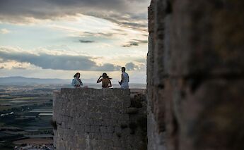 Standing on a tower overlooking the Emporda Plain, Spain. Unsplash:David Monje