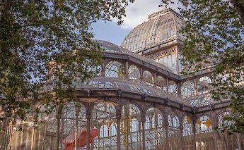Palacio de Cristal in Retiro Park, Madrid, Spain. Unsplash: Eduardo Rodriguez