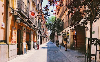 Streets of Madrid, Spain. Unsplash:Alex Vasey